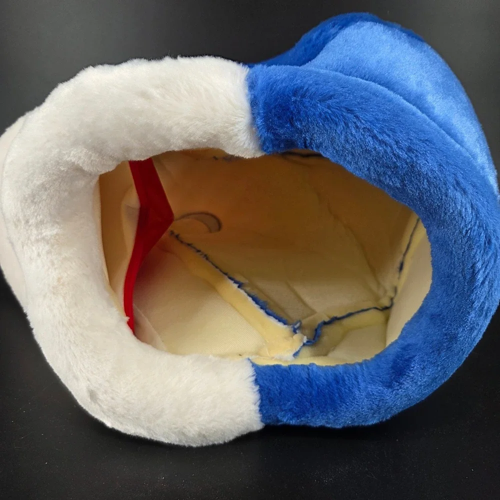 Way to Celebrate Maskimals Shark Plush Head Mask Blue White Costume Halloween